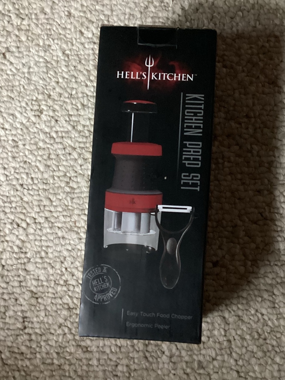 Hell’s Kitchen 2 Piece chopper and Peeler Prep Set NIB